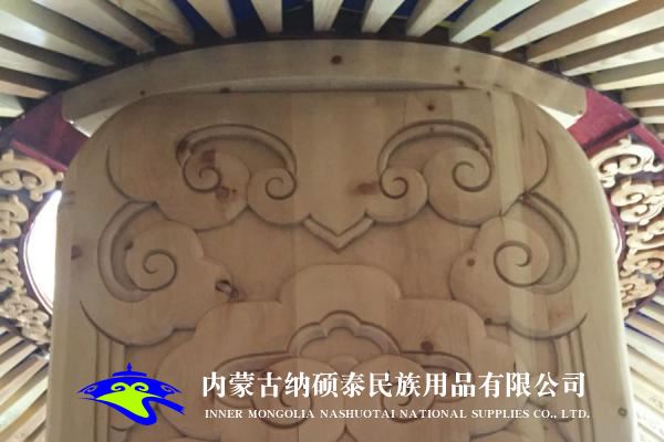 實木蒙古包內(nèi)飾
